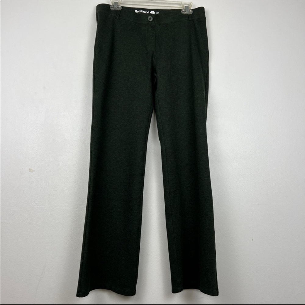 BetaBrand Green Bootcut Yoga Dress Pants